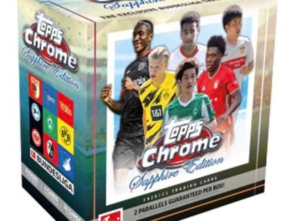 2020/21 Topps Chrome Bundesliga Soccer Sapphire Edition Box