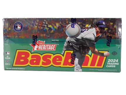 2024 Topps Heritage Baseball Hobby 12 Box Case