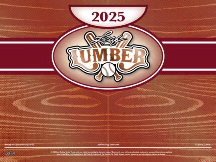 2025 Leaf Lumber Baseball Hobby 10-Box Case (Presell)