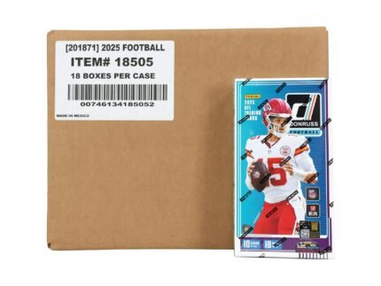 2025 Panini Donruss Football Hobby 18-Box Case