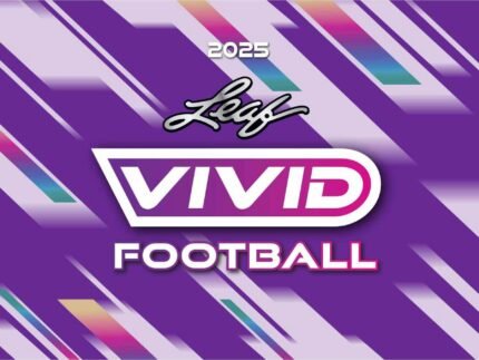 2025 Leaf Vivid Football Hobby Jumbo 8-Box Case (Presell)