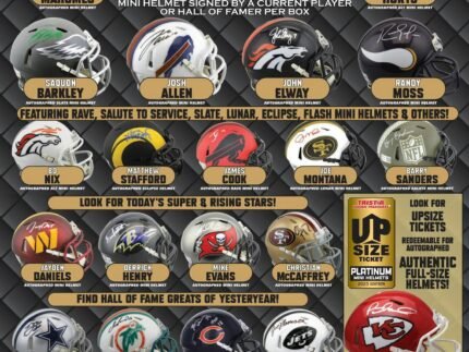 2025 TriStar Autographed Platinum Edition Mini-Helmet Football 8-Box Case (Presell)