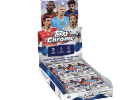 2023/24 Topps UEFA Club Competitions Chrome Soccer Hobby Box