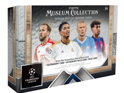 2023/24 Topps Museum Collection UEFA Champions League Soccer Hobby 12 Box Case