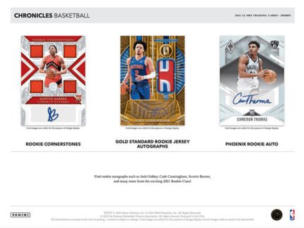 2021/22 Panini Chronicles Basketball Hobby 12 Box Case
