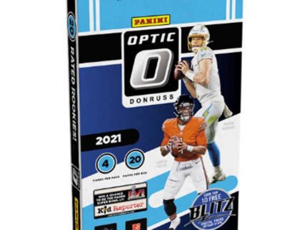 2021 Panini Donruss Optic Football Hobby 12 Box Case