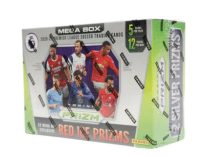 2020/21 Panini Prizm EPL Soccer Mega Box (Red Ice)