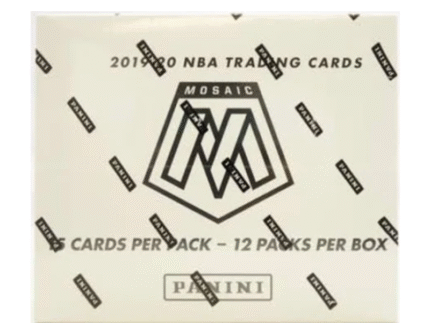 2019/20 Panini Mosaic Basketball Fat Pack Cello Box