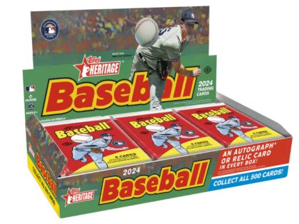 2024 Topps Heritage Baseball Hobby Box