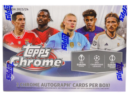 2023/24 Topps UEFA Chrome Soccer Hobby Breakers Delight Box