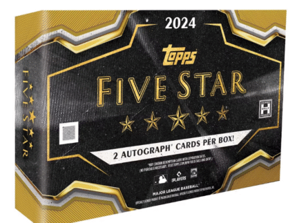 2024 Topps Five Star Baseball Hobby 8 Box Case