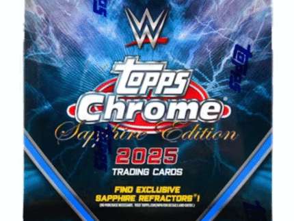2025 Topps Chrome WWE Hobby Sapphire Box