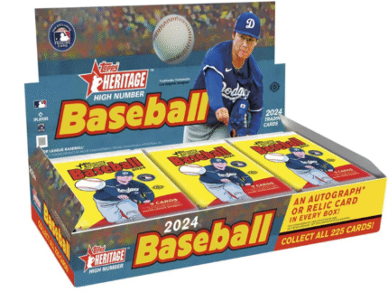 2024 Topps Heritage High Number Baseball Hobby Box