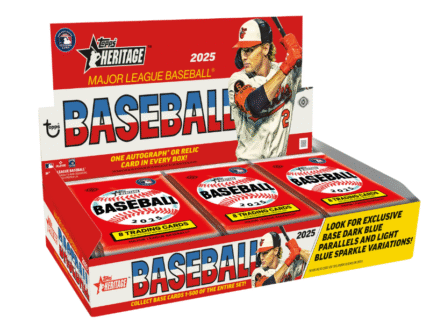 2025 Topps Heritage Baseball Hobby 12 Box Case