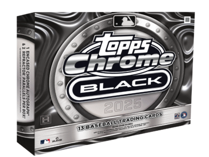 2025 Topps Chrome Black Baseball Hobby Box